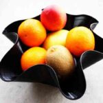 frutero hecho con disco de vinilo