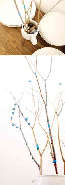 Centro de mesa de ramas secas 1 centro de mesa