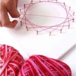 cuadros de hilo paso a paso