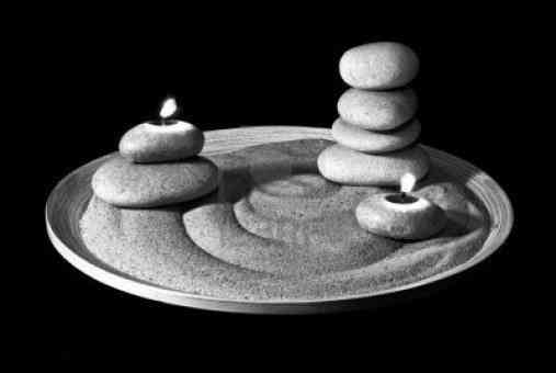 Idea para iluminar con piedras 1 centro de mesa