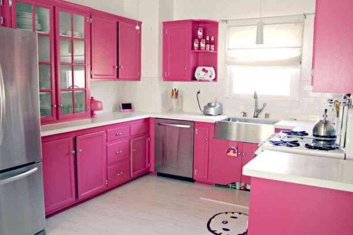 cocina rosa cocina