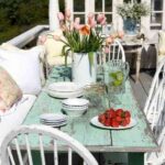 comedor  rustica para la terraza