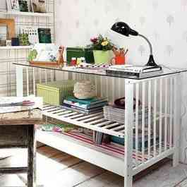 Cómo convertir una cuna en mesa 1 mesa