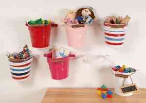 Utiliza cubos como organizadores infantiles 1 cubos
