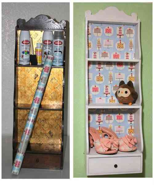 Idea para renovar una estantería 1 estanteria