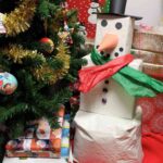 Muñeco de nieve de navidad