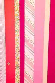 Decorar la puerta con washi tape 1 decorar la puerta