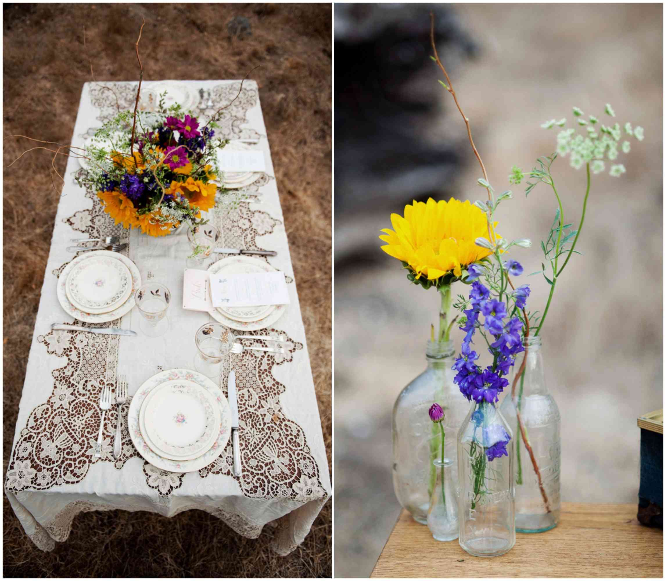 Consejos para decorar con flores 1 mesa