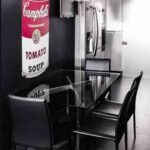 detalle sopa de campell decoración pop art