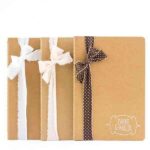 libreta kraft decoración original