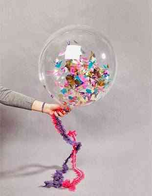globo con confeti