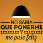 cartel para decorar una casa alegre