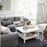 centro de mesa para el salón en blanco