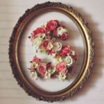 cuadro con flores DIY para decorar