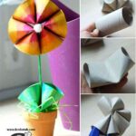 flor-con-conos-papel-reciclado-1