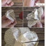 hacer rosas de papel periódico