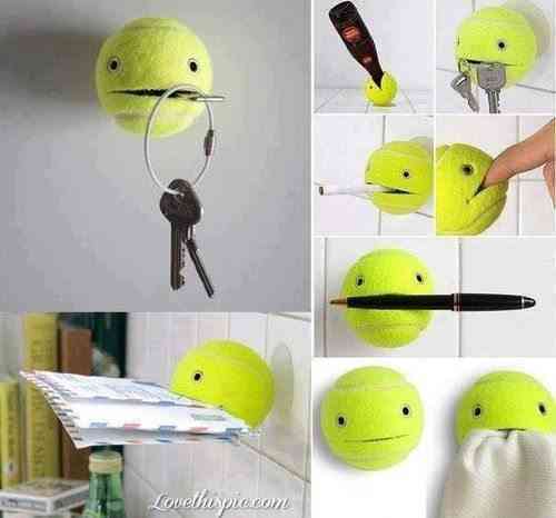Decorar con pelota de tenis 1 pelota