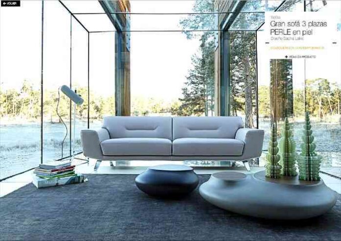 Decoración de salones transparentes de primavera-verano