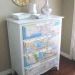 decorar con mapas muebles