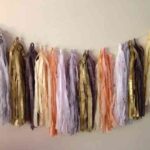 guirnalda de borlas decorativa