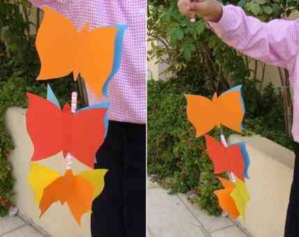 Guirnalda infantil de mariposas 1 mariposas