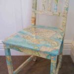 decorar con mapas silla