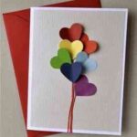 tarjetas para el día de la madre corazones globo