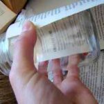 botellita de cristal vintage