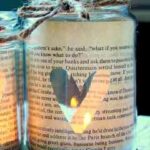 botellita de cristal vintage