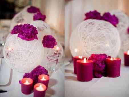 DIY: Romántico centro de mesa 1 centro
