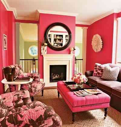 salones en color rosa