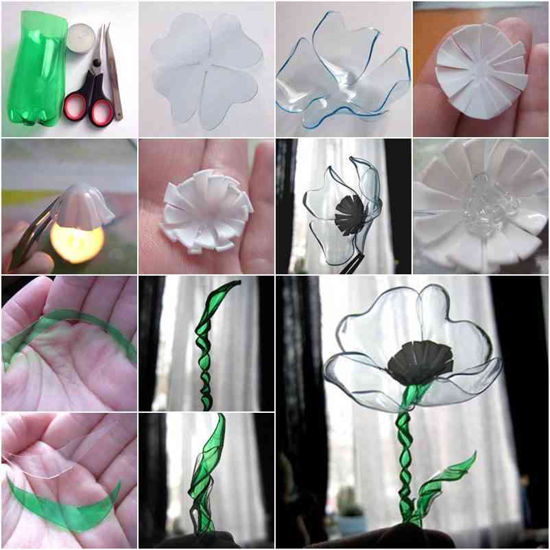 flor reciclada