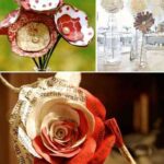 flores vintage hechas a mano