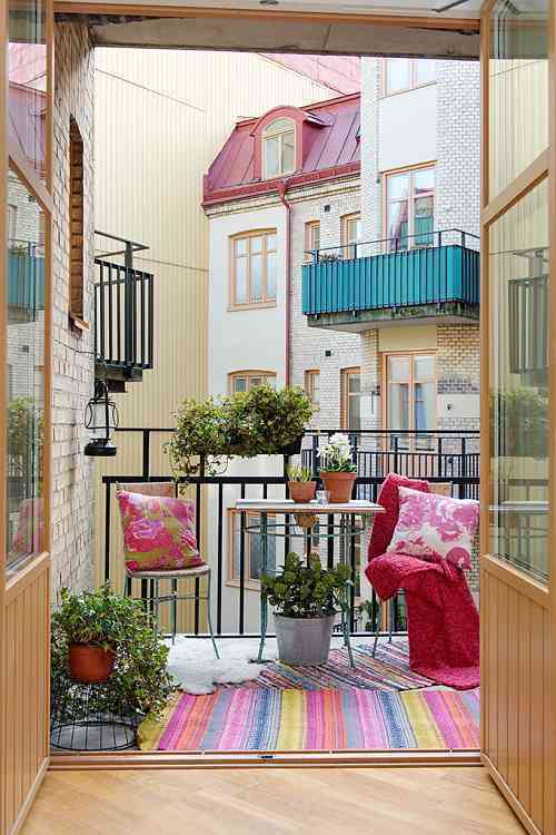 Decoración de terrazas pequeñas ¡y acogedoras! Ba��os pavimento ispirazioni