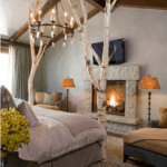 árboles secos en la habitación