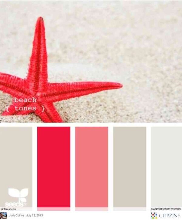 Tendencia de rosa y gris para el verano