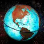 globo terraqueo lampara diseño low cost