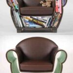 ahorrar espacio – guardar libros – sillon