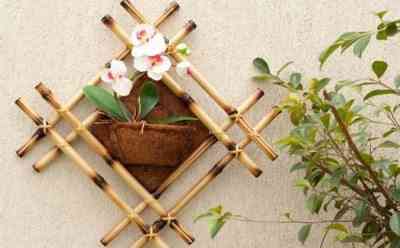 DIY Idea para decorar con bambú 2 fibra de coco