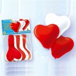 globos de corazón para ambiente romántico