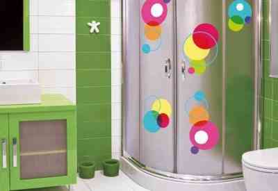 Decoración de baños: ducha con personalidad propia 1 vinilo-2