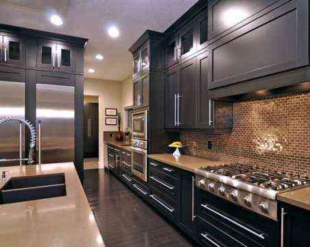 Decorar la cocina en tonos oscuros 1 cocina tono oscuro