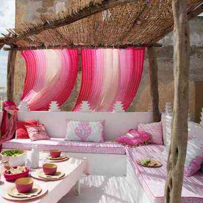 decorar en rosa rincon de verano