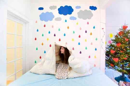 Decoración de paredes con estilo 1 lluvia de colores