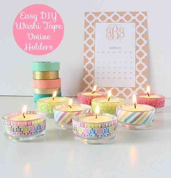 Dos ideas para decorar con washi tape 1 washi tape