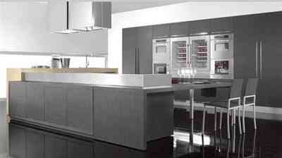 ¿Buscas elegancia? Color gris en la cocina 1 cocina en color gris