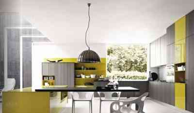 ¿Buscas elegancia? Color gris en la cocina 2 cocina en color gris