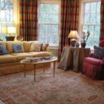 Decoración con alfombras salon grande