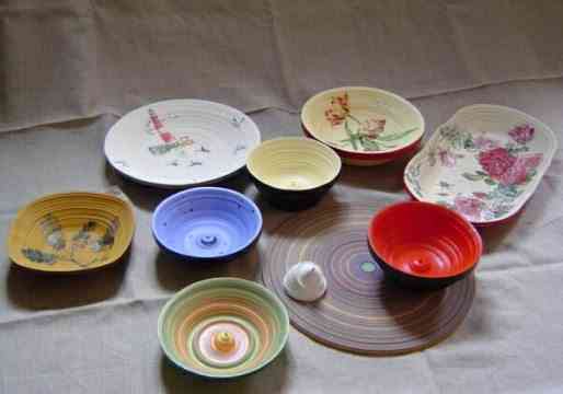 decorar con recipientes de papel