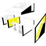 pequeño apartamento paris 35m -axonométrie